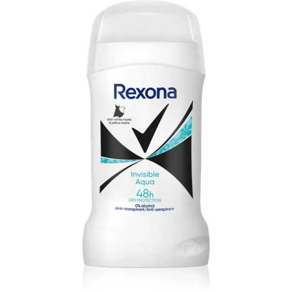 Rexona Rexona Invisible Aqua čvrsti dezodorans protiv bijelih i žutih mrlja 50 ml