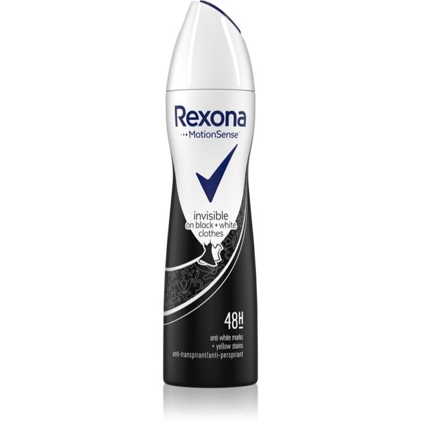Rexona Rexona Invisible on Black + White Clothes Antiperspirant antiperspirant u spreju (48h) 150 ml