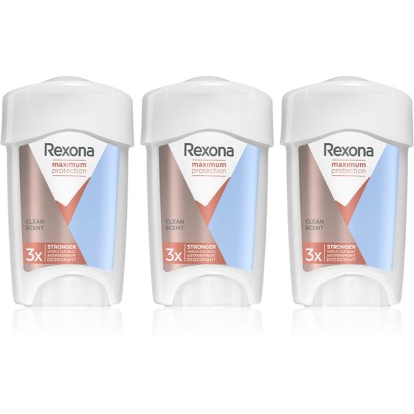Rexona Rexona Maximum Protection Clean Scent kremasti antiperspirant za redukciju znojenja (ekonomično pakiranje)