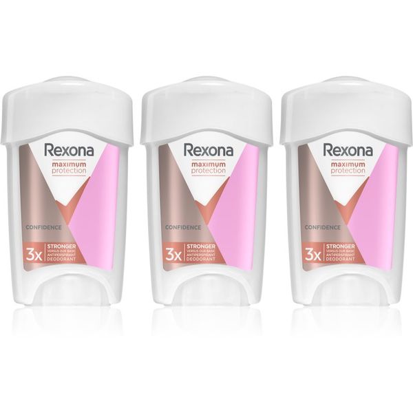 Rexona Rexona Maximum Protection Confidence kremasti antiperspirant za redukciju znojenja (ekonomično pakiranje)