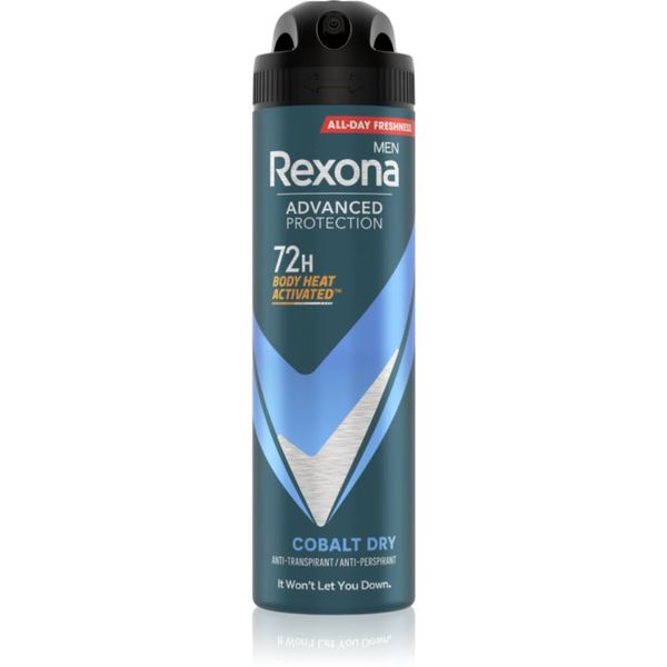 Rexona Rexona Men Advanced Protection antiperspirant u spreju 72h za muškarce Cobalt Dry 150 ml