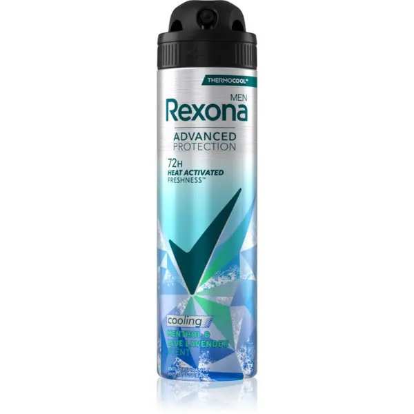 Rexona Rexona Men Advanced Protection Menthol & Blue Lavender dezodorans sprej 150 ml