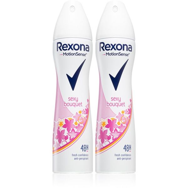 Rexona Rexona Sexy Bouquet Antiperspirant antiperspirant u spreju 2 x 150 ml(ekonomično pakiranje)