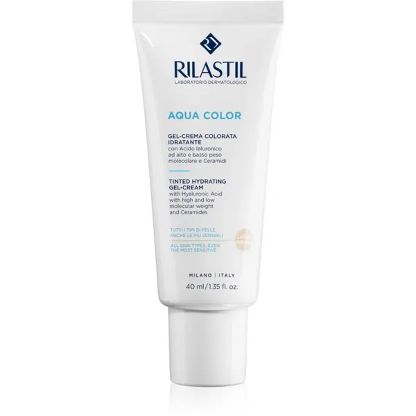 Rilastil Rilastil Aqua Color gel krema za toniranje s hidratantnim učinkom nijansa Light 40 ml