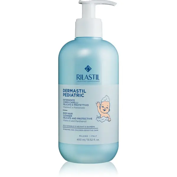 Rilastil Rilastil Dermastil Pediatric blagi gel za tuširanje i šampon za djecu 400 ml