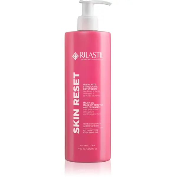 Rilastil Rilastil Skin Reset nježno mlijeko za čišćenje za suho i osjetljivo lice 400 ml