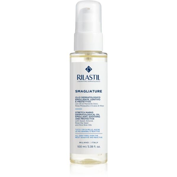 Rilastil Rilastil Smagliature masažno gel-ulje za ožiljke i strije s bademovim uljem 100 ml