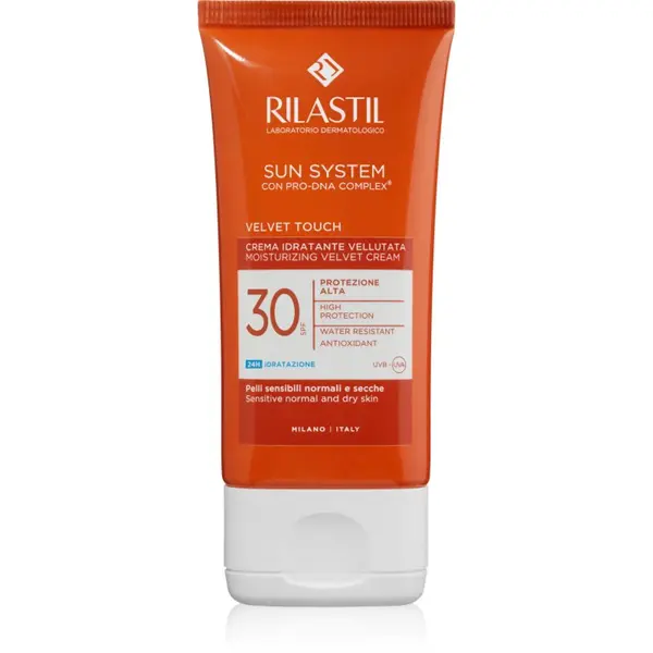 Rilastil Rilastil Sun System Velvet Touch zaštitna krema za lice SPF 30 50 ml
