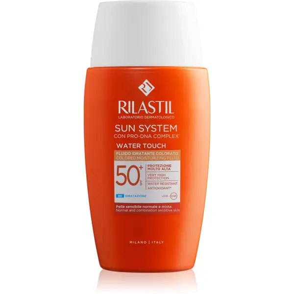 Rilastil Rilastil Sun System Water Touch zaštitna tonirana fluid za lice SPF 50+ 50 ml