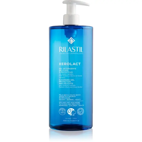 Rilastil Rilastil Xerolact Cleansing Gel nježni gel za čišćenje za suhu i vrlo suhu kožu 1000 ml