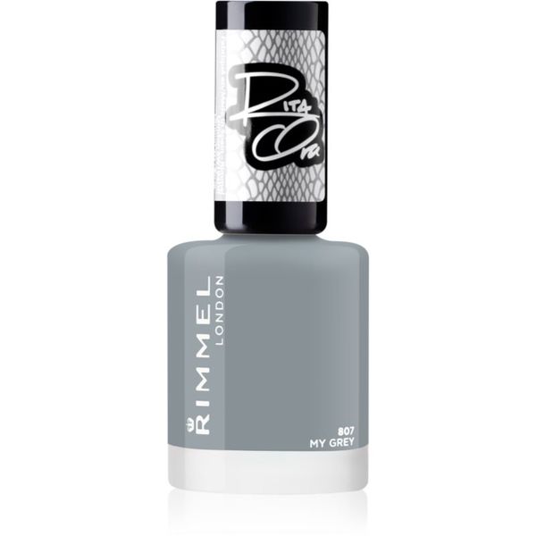 Rimmel Rimmel 60 Seconds By Rita Ora brzosušeći lak za nokte nijansa 807 My Grey 8 ml
