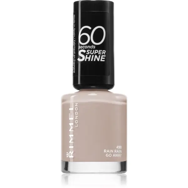 Rimmel Rimmel 60 Seconds By Rita Ora lak za nokte nijansa 498 Rain Rain Go Away 8 ml