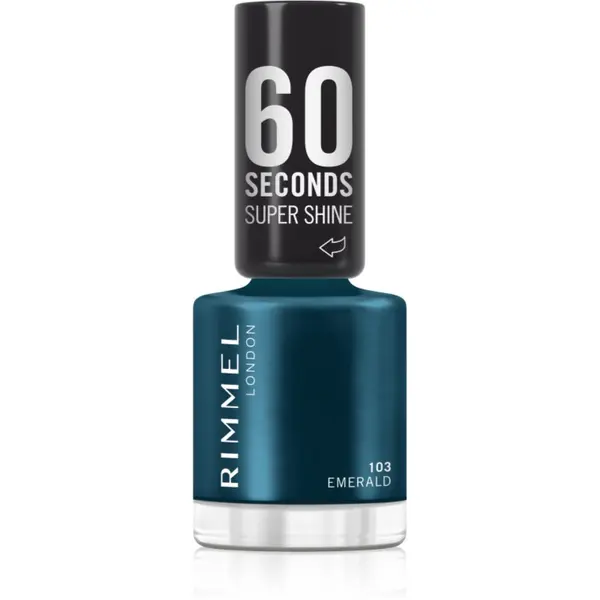 Rimmel Rimmel 60 Seconds Super Shine lak za nokte nijansa 103 Emerald 8 ml