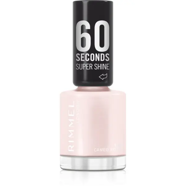 Rimmel Rimmel 60 Seconds Super Shine lak za nokte nijansa 108 Cameo Rose 8 ml