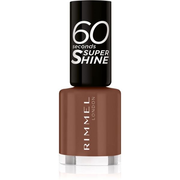 Rimmel Rimmel 60 Seconds Super Shine lak za nokte nijansa 140 Chocolate Eclipse 8 ml