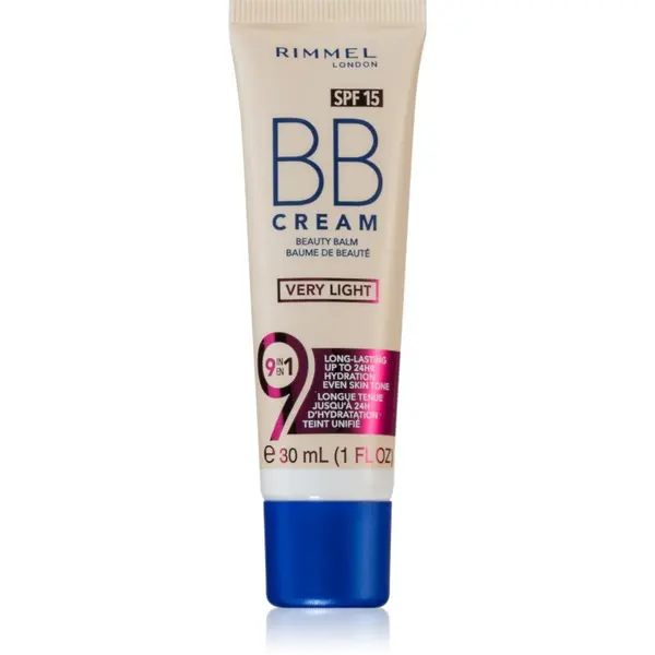 Rimmel Rimmel BB Cream 9 in 1 BB krema SPF 15 nijansa Very Light 30 ml
