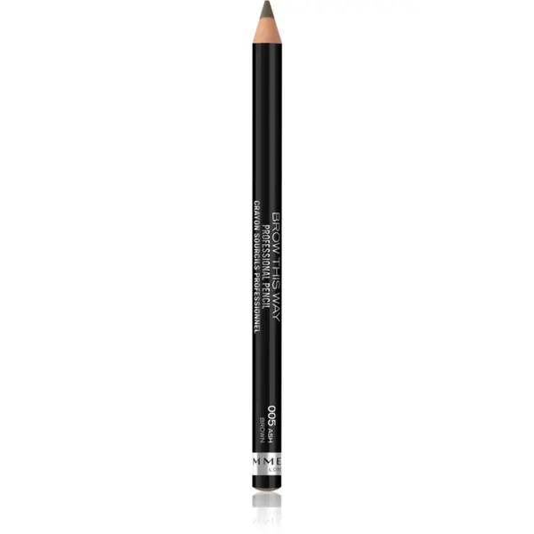 Rimmel Rimmel Brow This Way olovka za obrve sa četkicom nijansa 005 Ash Brown 1,4 g