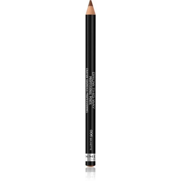 Rimmel Rimmel Brow This Way olovka za obrve sa četkicom nijansa 006 Brunette 1,4 g