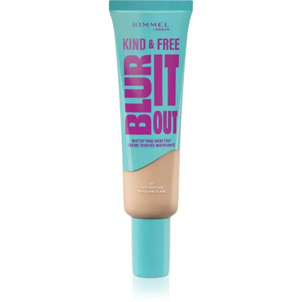 Rimmel Rimmel Kind & Free Blur It Out blagi hidratantni make-up nijansa 001 Fair Porcelain 30 ml