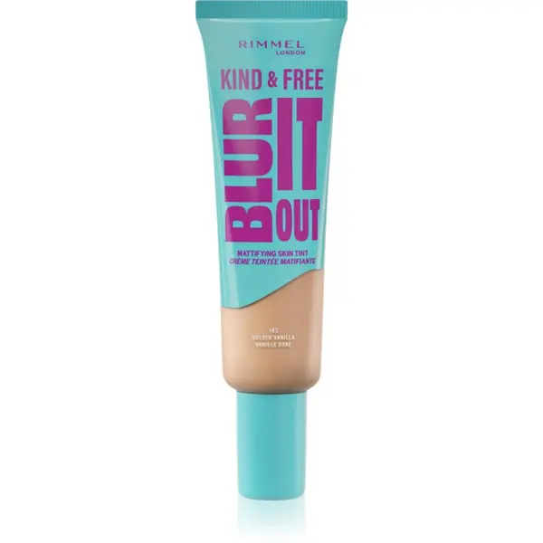Rimmel Rimmel Kind & Free Blur It Out blagi hidratantni make-up SPF 20 nijansa 163 Golden Vanilla 30 ml