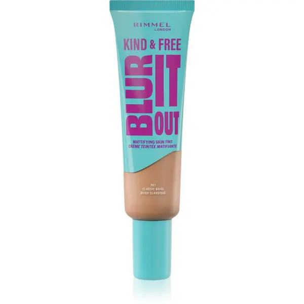 Rimmel Rimmel Kind & Free Blur It Out blagi hidratantni make-up SPF 20 nijansa 201 Classic Beige 30 ml