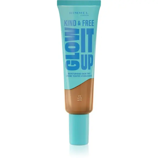 Rimmel Rimmel Kind & Free Glow It Up blagi hidratantni make-up nijansa 410 Latte 30 ml