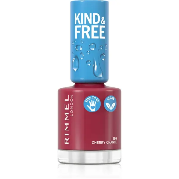 Rimmel Rimmel Kind & Free lak za nokte nijansa 166 Cherry Chance 8 ml