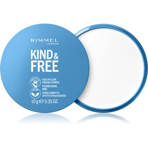 Rimmel Rimmel Kind & Free matirajući puder nijansa 01 Translucent 10 g