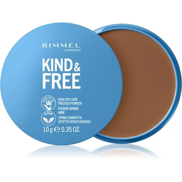 Rimmel Rimmel Kind & Free Pressed Powder matirajući puder nijansa 50 Deep 10 g
