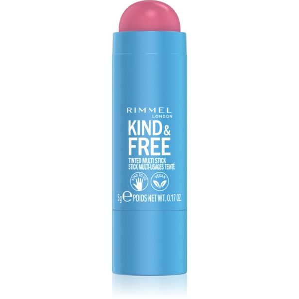 Rimmel Rimmel Kind & Free višenamjenska šminka za oči, usne i lice nijansa 003 Pink Heat 5 g