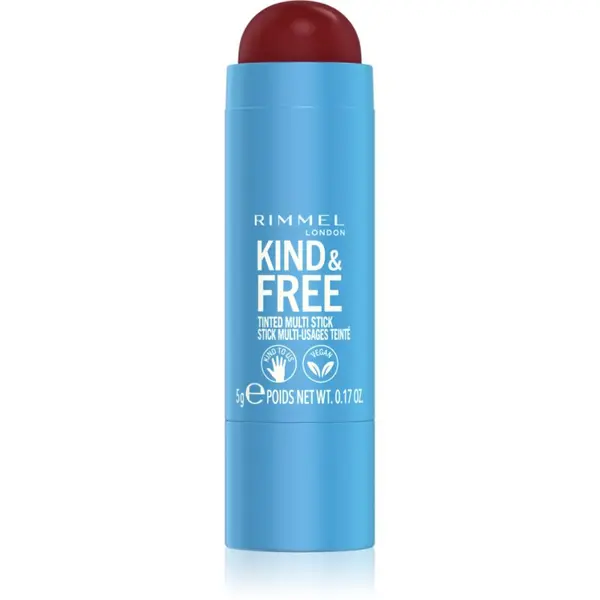 Rimmel Rimmel Kind & Free višenamjenska šminka za oči, usne i lice nijansa 005 Berry Sweet 5 g