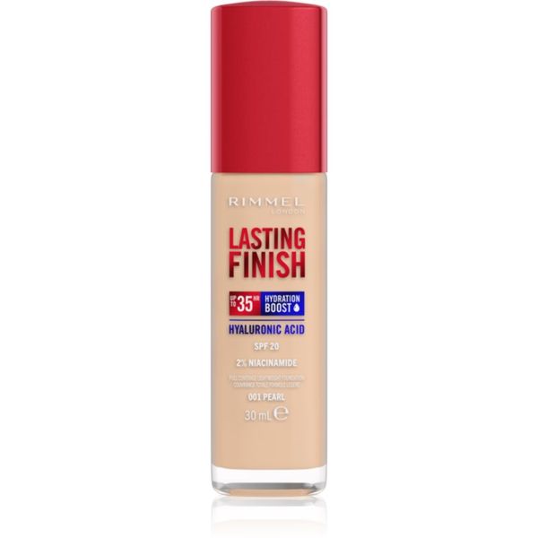 Rimmel Rimmel Lasting Finish 35H Hydration Boost hidratantni puder SPF 20 nijansa 001 Pearl 30 ml