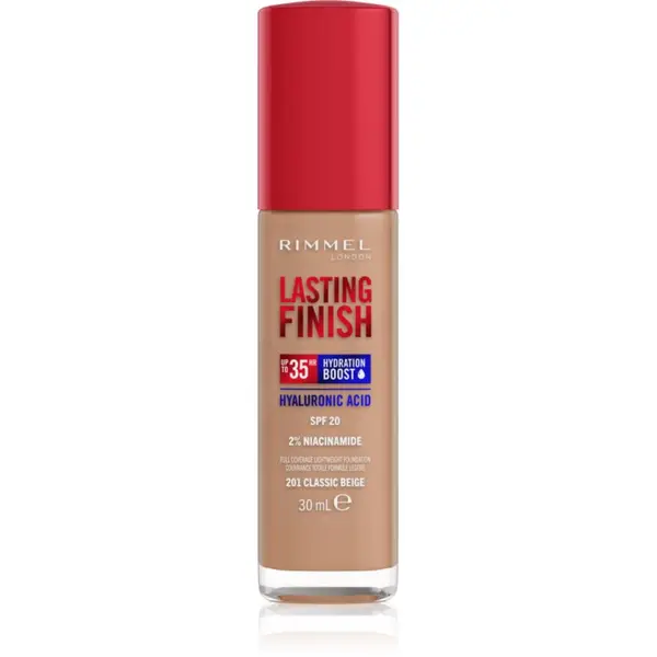 Rimmel Rimmel Lasting Finish 35H Hydration Boost hidratantni puder SPF 20 nijansa 201 Classic Beige 30 ml