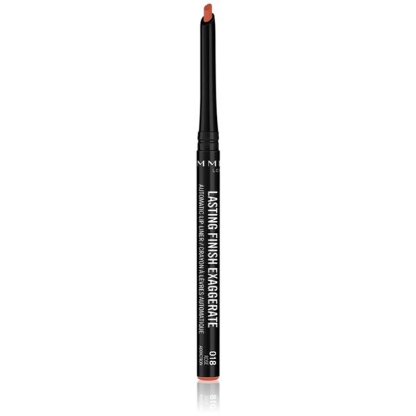 Rimmel Rimmel Lasting Finish Exaggerate automatska olovka za usne nijansa 018 Rose Addiction 0,25 g