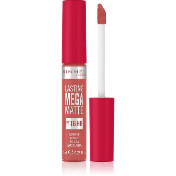 Rimmel Rimmel Lasting Mega Matte lagani tekući mat ruž za usne 16 h nijansa Coral Sass 7,4 ml