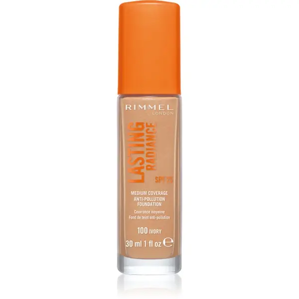Rimmel Rimmel Lasting Radiance posvjetljujući puder SPF 25 nijansa 100 Ivory 30 ml