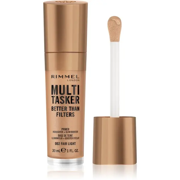 Rimmel Rimmel Multi-Tasker Better Than Filters posvjetljujući primer za ujednačavanje tena lica nijansa 002 Fair Light 30 ml