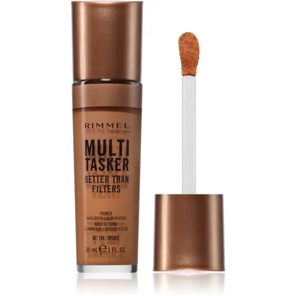 Rimmel Rimmel Multi-Tasker Better Than Filters posvjetljujući primer za ujednačavanje tena lica nijansa 061 Tan 30 ml