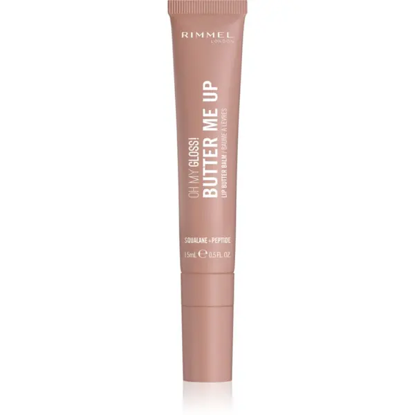 Rimmel Rimmel Oh My Gloss! Butter Me Up hidratantni balzam za usne nijansa 001 Latte Delight 15 ml