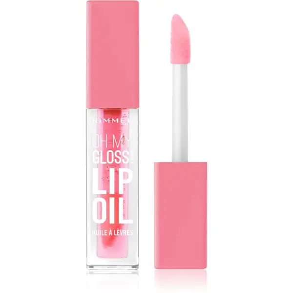 Rimmel Rimmel Oh My Gloss! Lip Oil ulje za usne s hidratantnim učinkom nijansa 001 Pink Flush 4,5 ml
