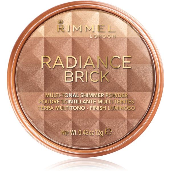 Rimmel Rimmel Radiance Brick bronzer i highlighter nijansa 002 Medium 12 g
