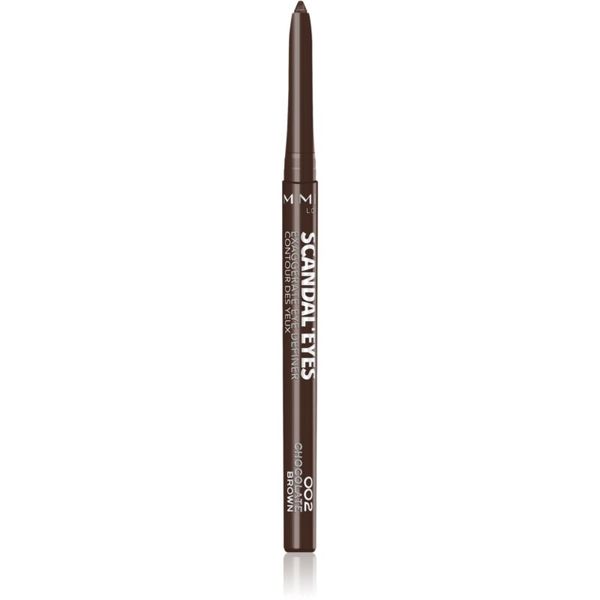 Rimmel Rimmel ScandalEyes Exaggerate automatska olovka za oči nijansa 002 Chocolate Brown 0,35 g
