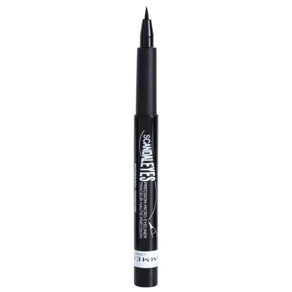Rimmel Rimmel ScandalEyes Micro tekući eyelineri vodootporno nijansa 001 Black 1.1 ml