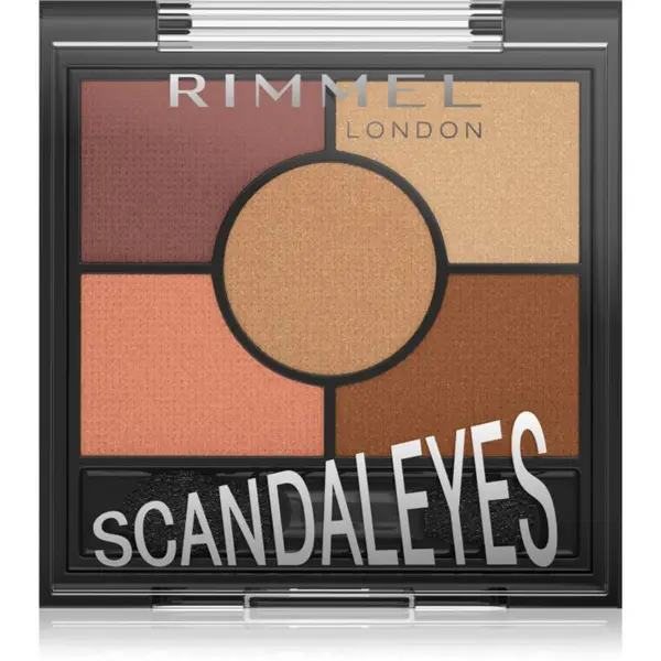 Rimmel Rimmel ScandalEyes paleta sjenila za oči nijansa 005 Sunset Bronze 3.8 g
