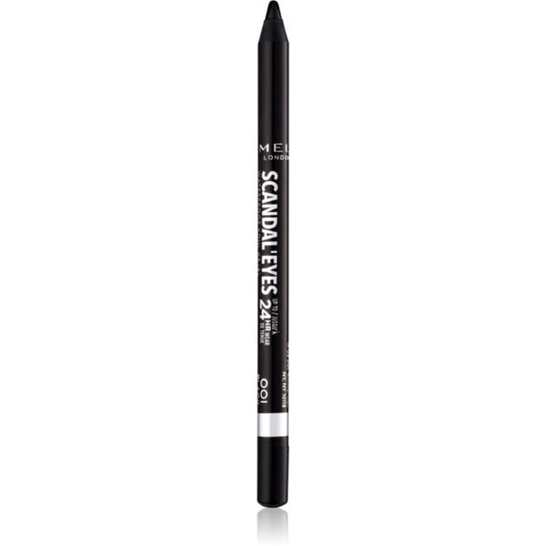 Rimmel Rimmel ScandalEyes Waterproof Kohl Kajal vodootporna olovka za oči nijansa 001 Black 1,3 g