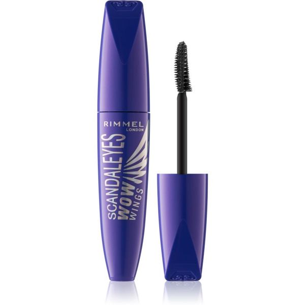 Rimmel Rimmel ScandalEyes WOW Wings maskara za volumen i uvijanje trepavica nijansa 001 Black 12 ml