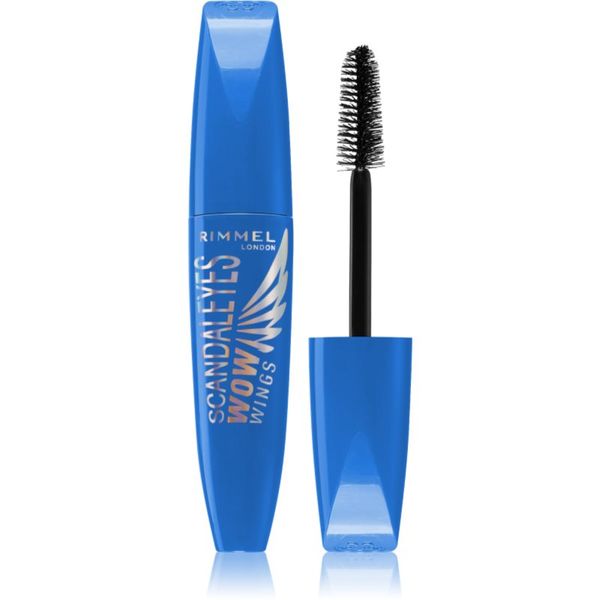 Rimmel Rimmel ScandalEyes WOW Wings vodootporna maskara za volumen i uvijanje trepavica nijansa Black 12 ml