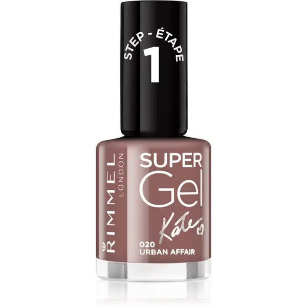 Rimmel Rimmel Super Gel By Kate gel lak za nokte bez korištenja UV/LED lampe nijansa 020 Urban Affair 12 ml