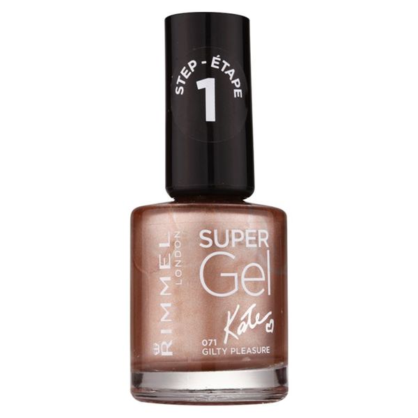 Rimmel Rimmel Super Gel By Kate gel lak za nokte bez korištenja UV/LED lampe nijansa 071 Gilty Pleasure 12 ml