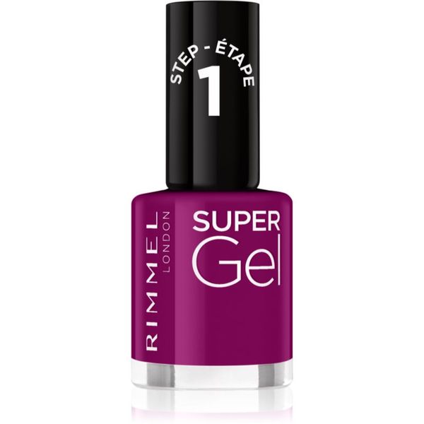 Rimmel Rimmel Super Gel gel lak za nokte bez korištenja UV/LED lampe nijansa 025 Urban Purple 12 ml